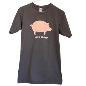 ANTHILL ROCKWARE WOMEN'S VELVET PIG PINK FLOYD T-SHIRT SIZE SMALL